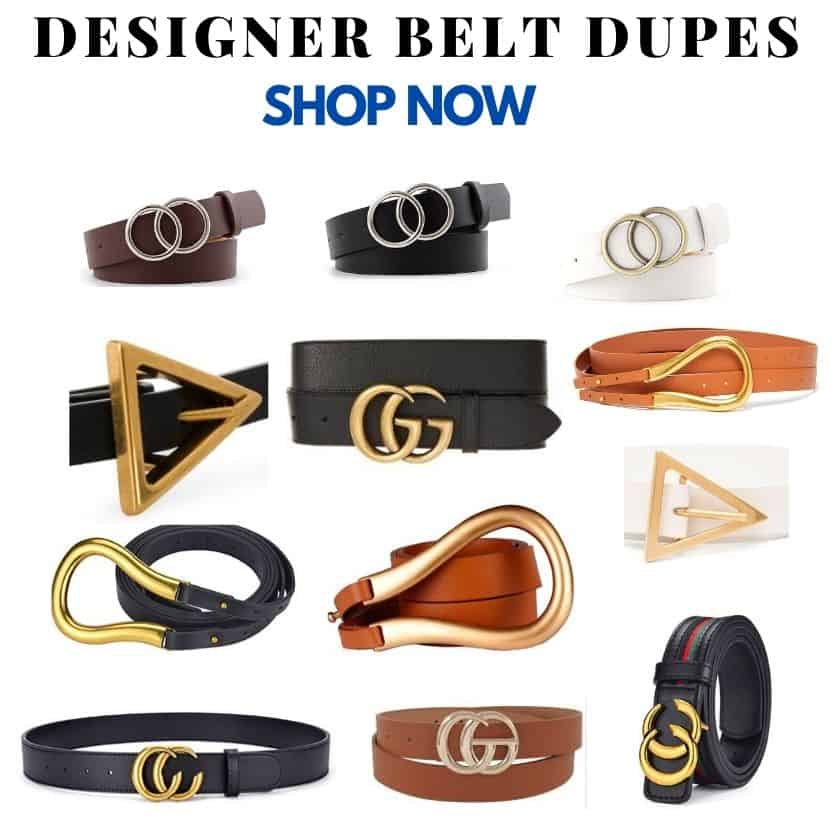 Get the Designer Look with the Gucci Belt Dupe, Fake Gucci Belt ...