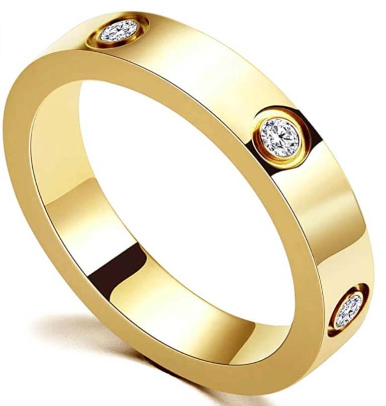 cartier ring love dupe