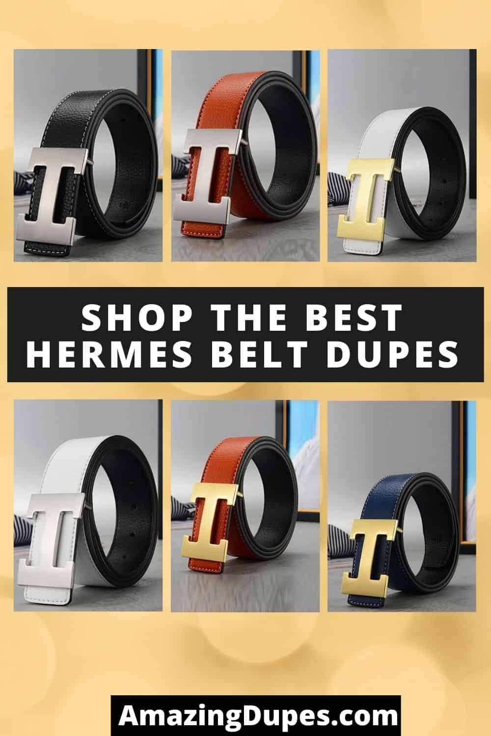 Where to Find the Best Hermes Belt Dupes for Men, Luxury Herms & Chanel ...