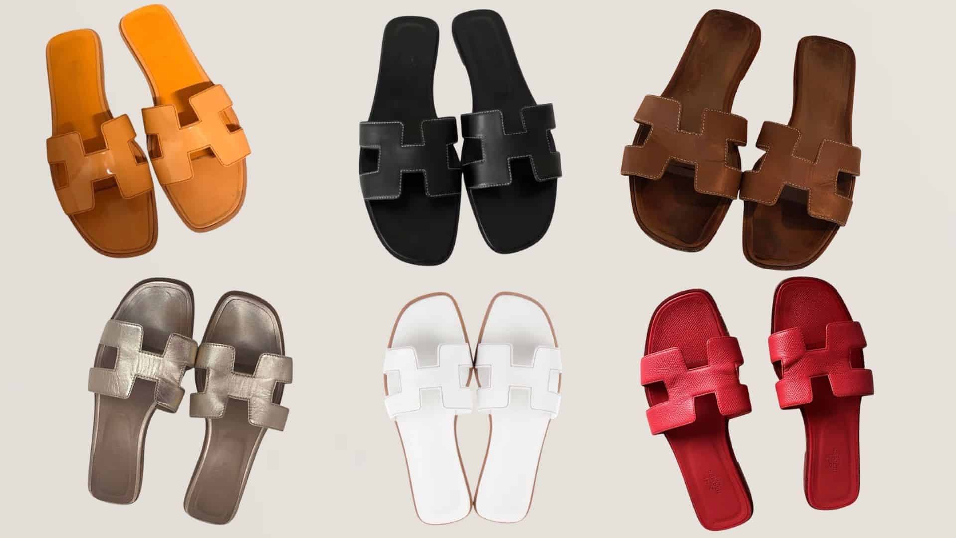 Best Hermès Oran Dupe Sandals - Denim Is the New Black