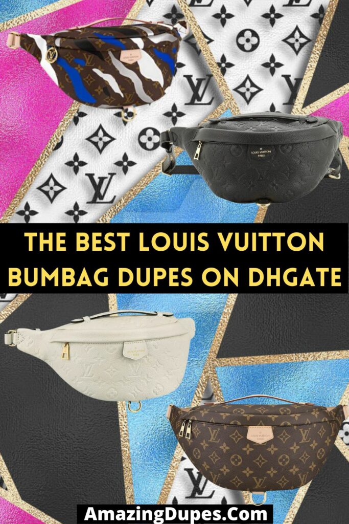 Leather Dupe to the Louis Vuitton Bum Bag Fanny Pack / Review / Bag  styling/ HRH bag chain dupe 