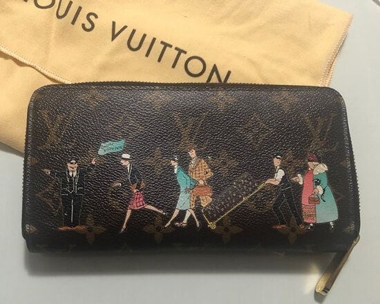 Trick & Treat Yourself - WALLET DUPE ALERT .  has a CLOSE dupe for  the Louis Vuitton ZIPPY WALLET in Damier Ebene and Damier Azur! There are  tons of reviews for