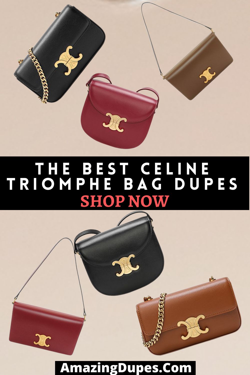 Get the Chic Look with the Best Celine Triomphe Bag Dupe!