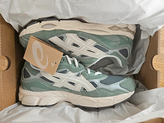 Side-by-Side Comparison: Different color variations of Asics Gel-NYC dupes showcased for comparison